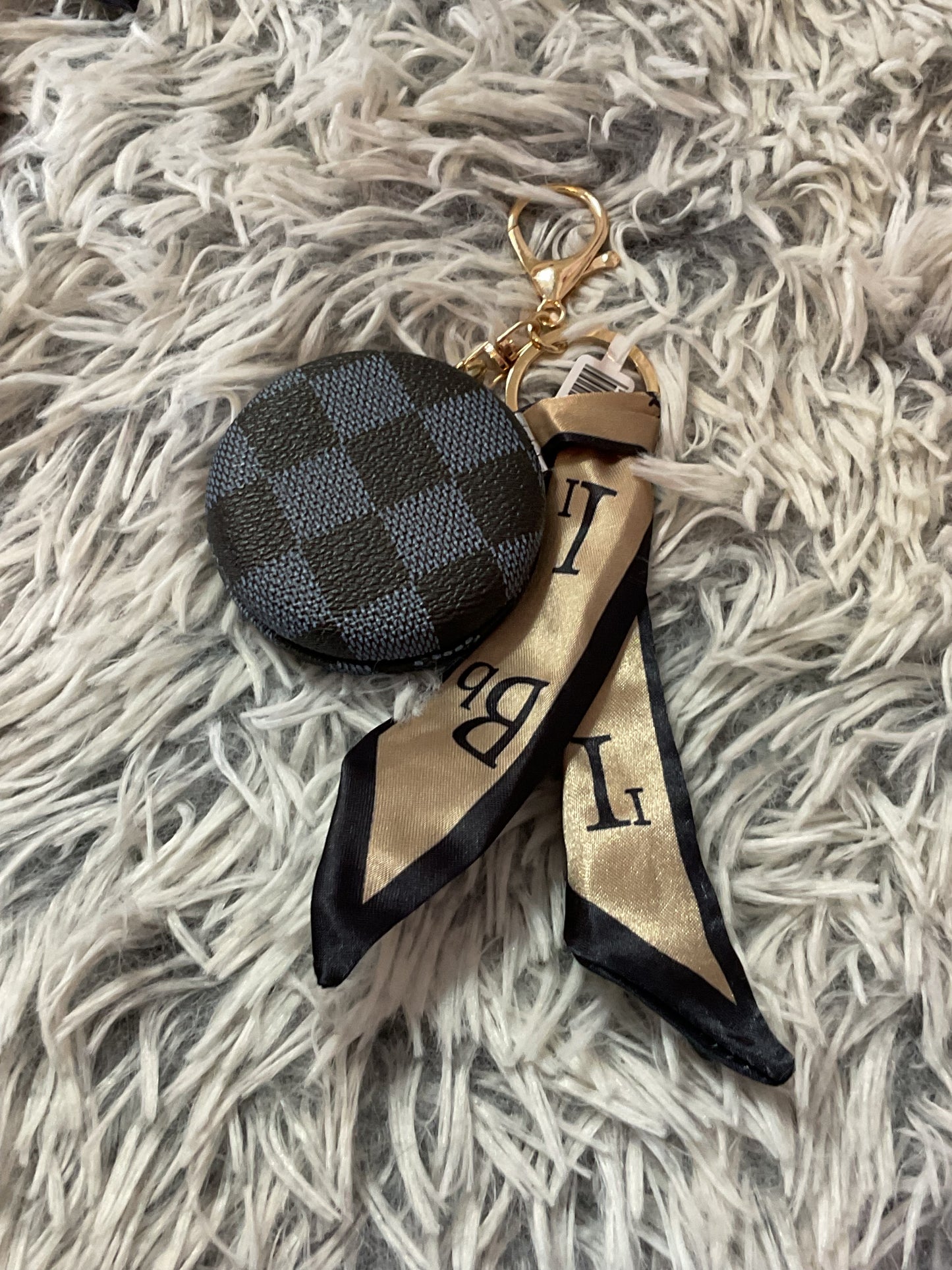 Compact Mirror Keychain