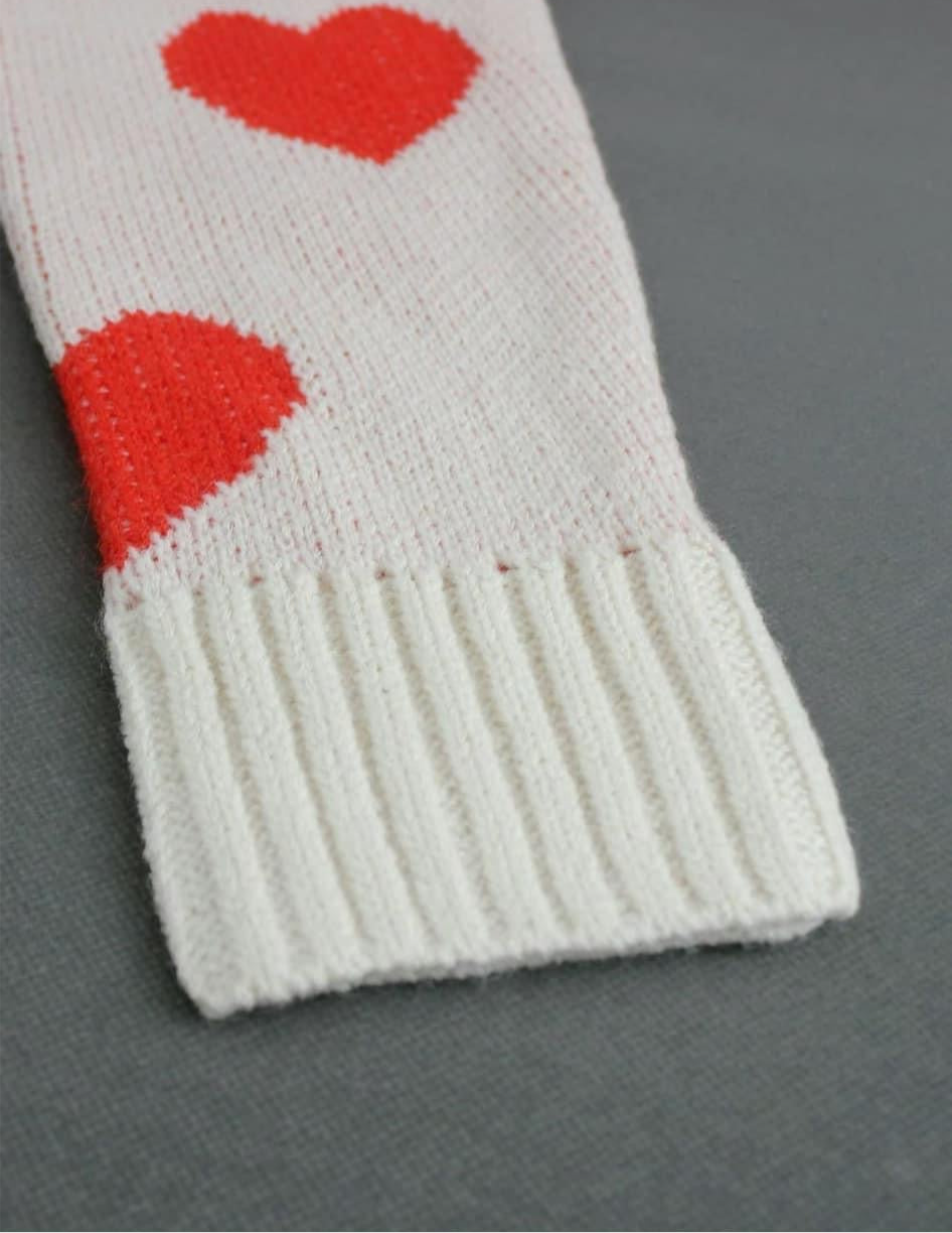 Long Sleeved Heart Cardigan