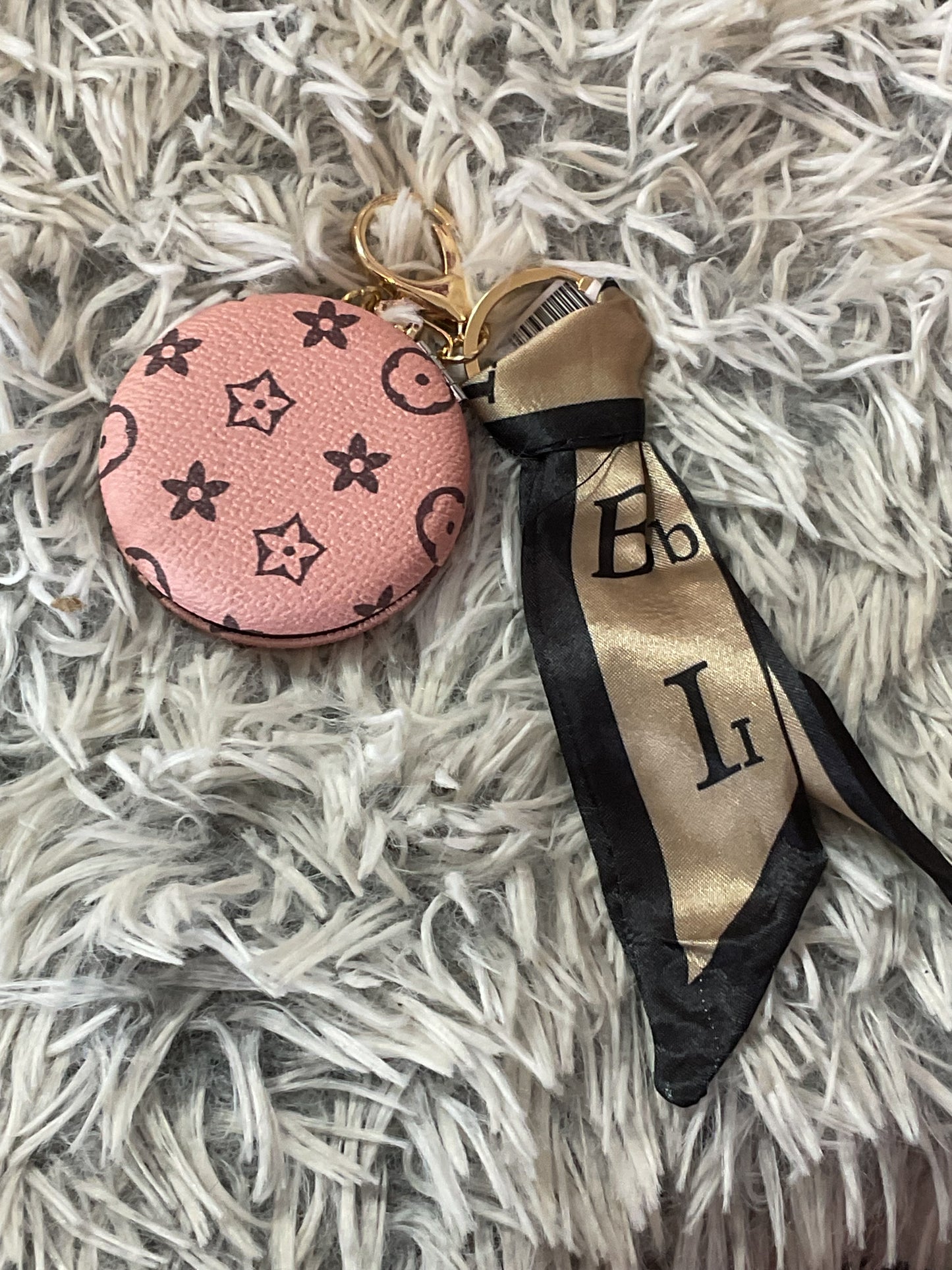Compact Mirror Keychain