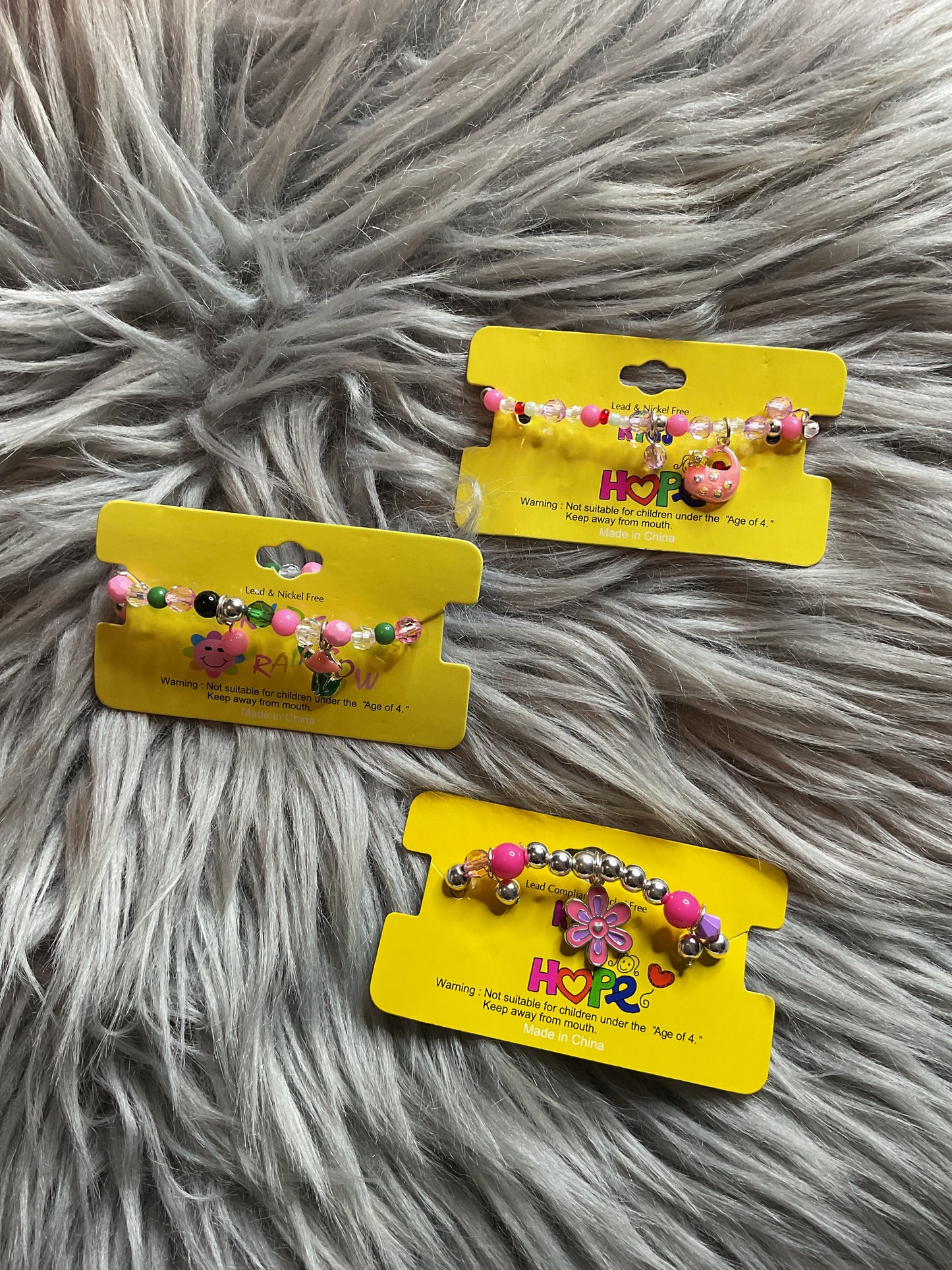 Girls Three Piece Bracelet Set