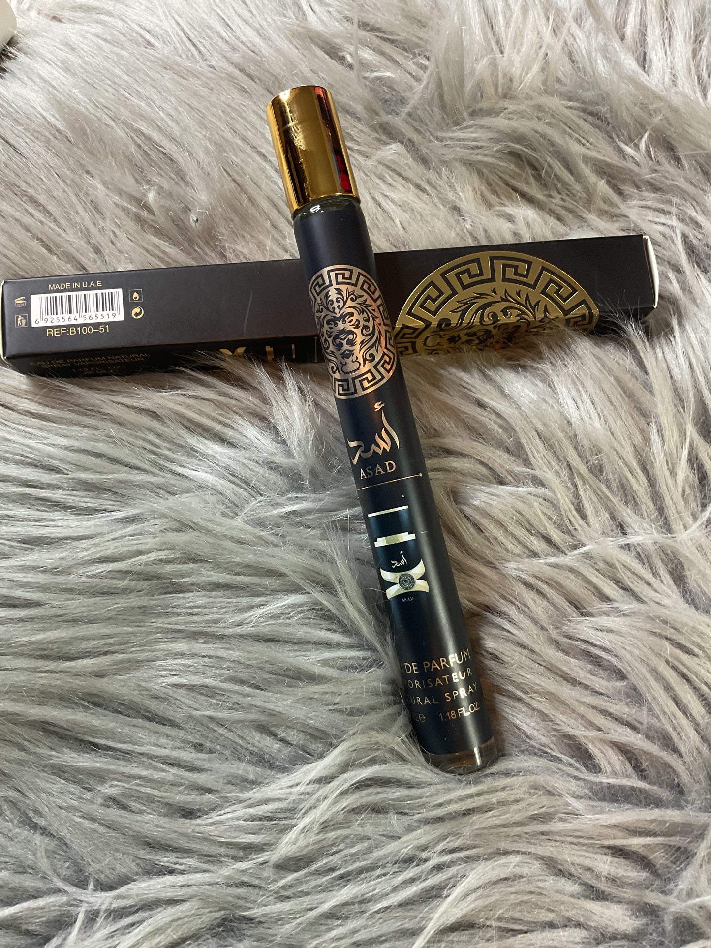 Men Yara Asad Black Spray