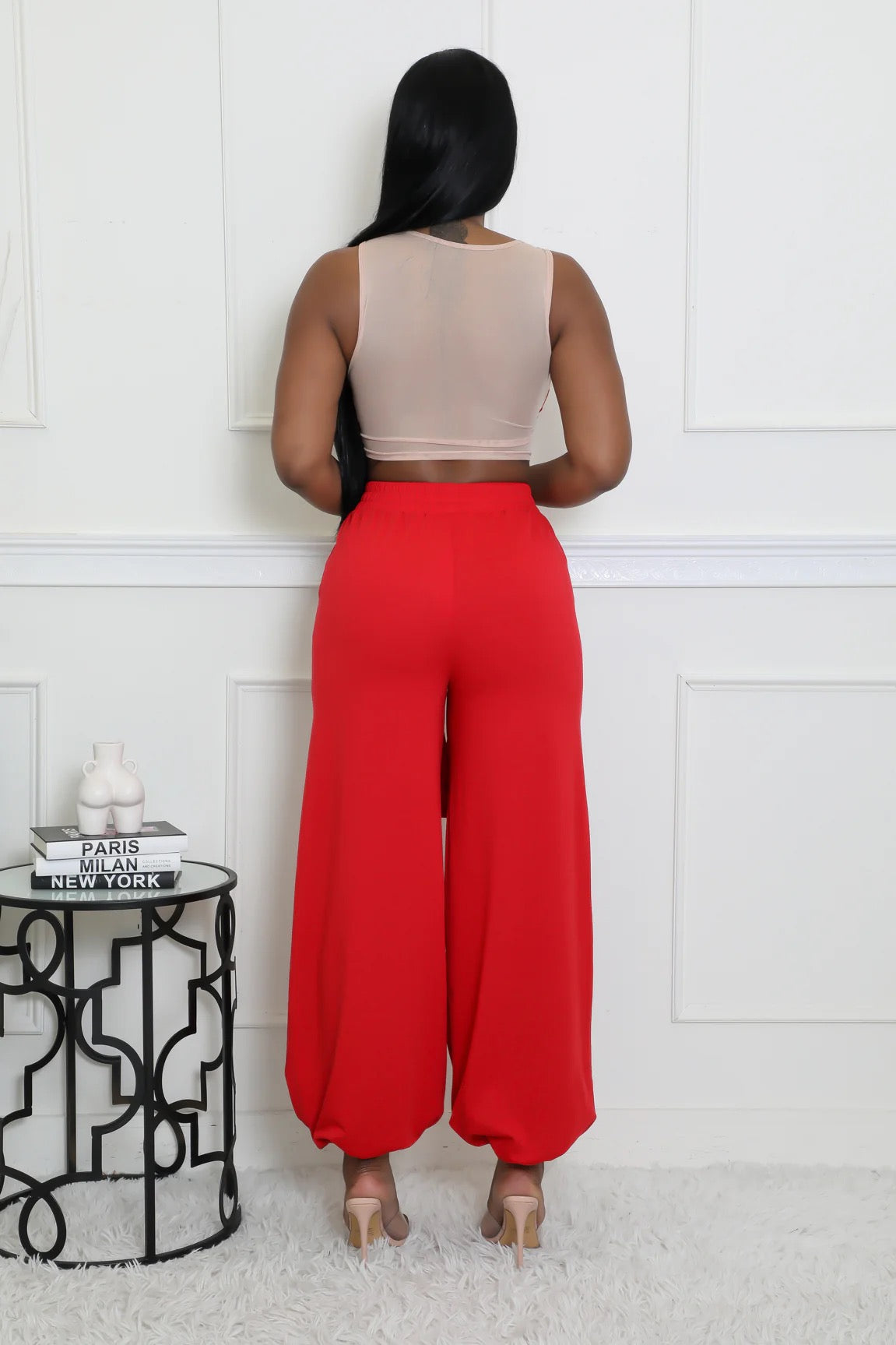 High-Waisted Stretch Pants