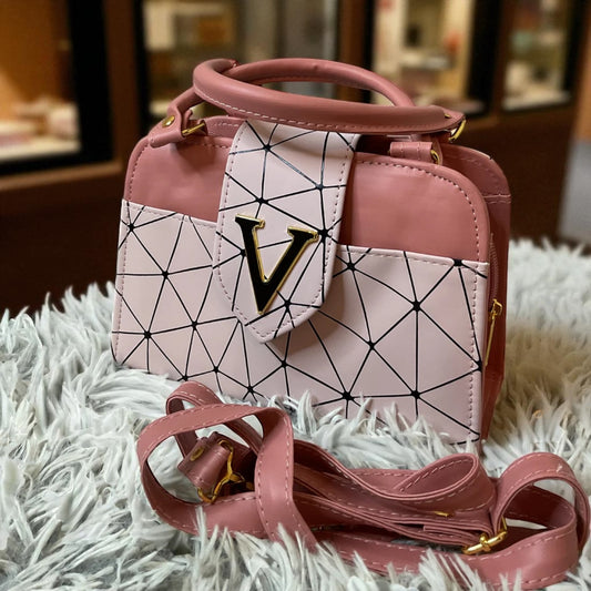 Geo Line Pattern Tote