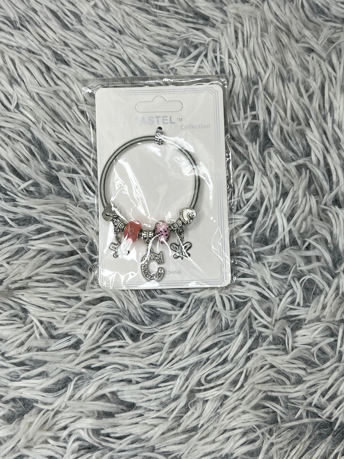 Silver Letter Bracelets