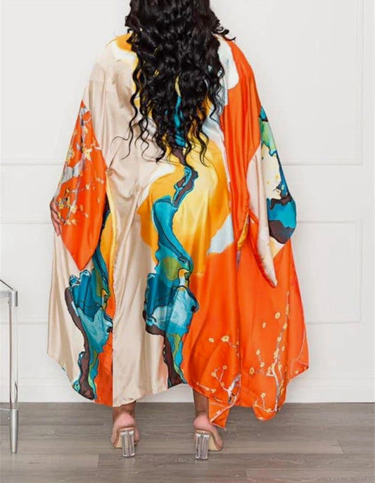 Colorful Silk Kimono