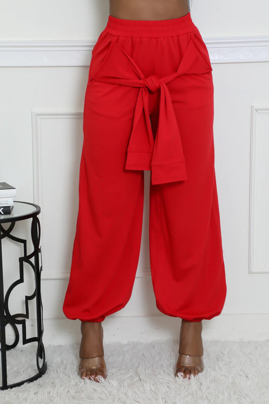High-Waisted Stretch Pants