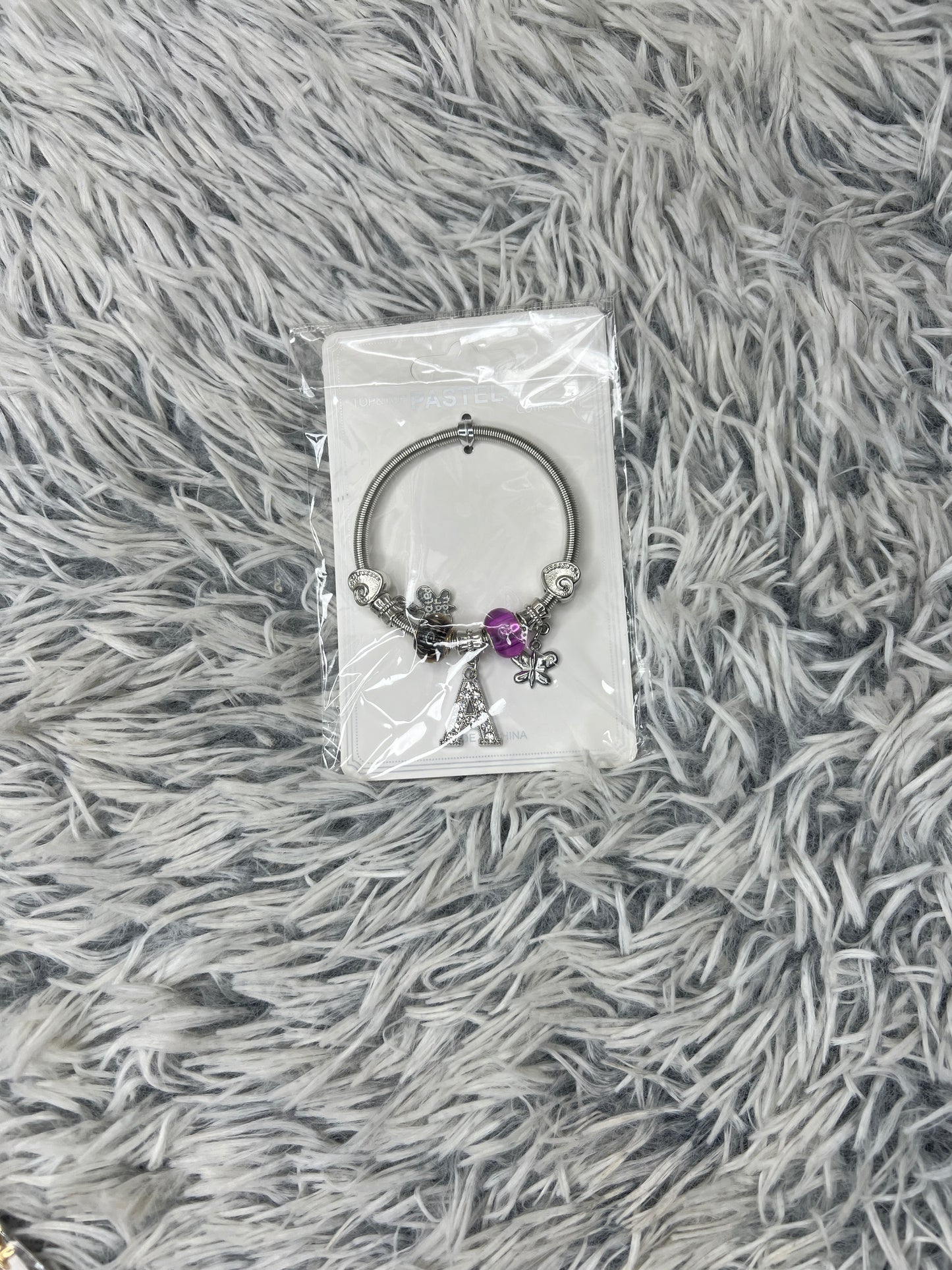 Silver Letter Bracelets