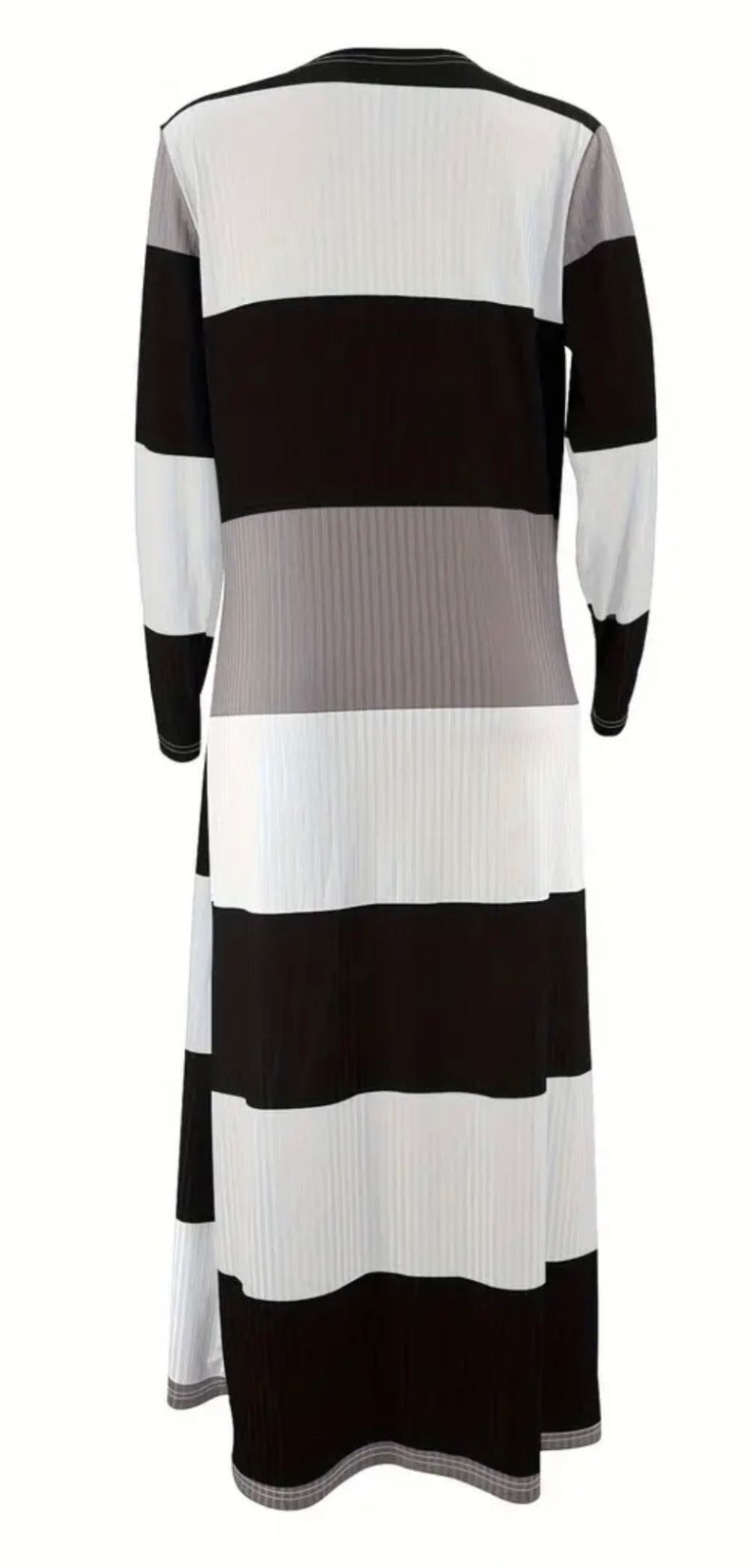 Tube Block Dress and Cardigan Set