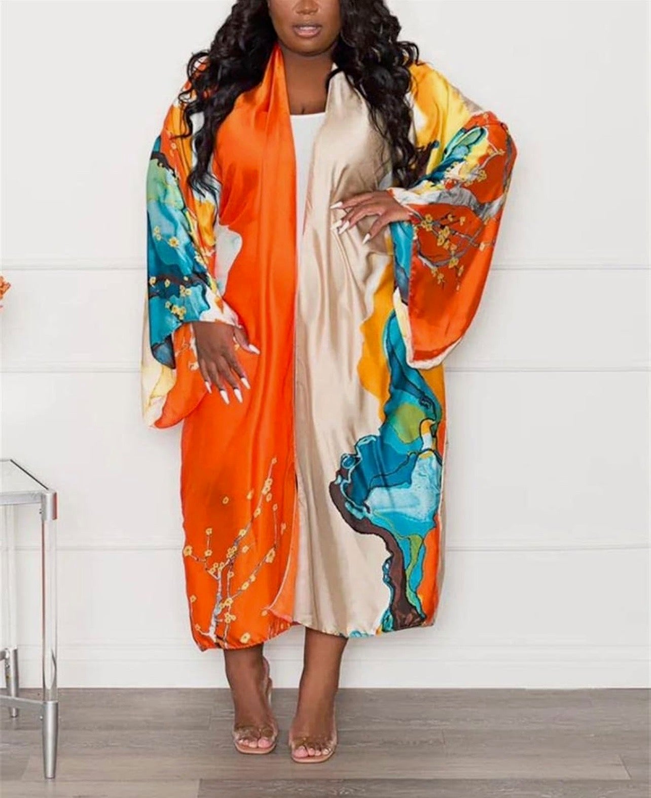Colorful Silk Kimono