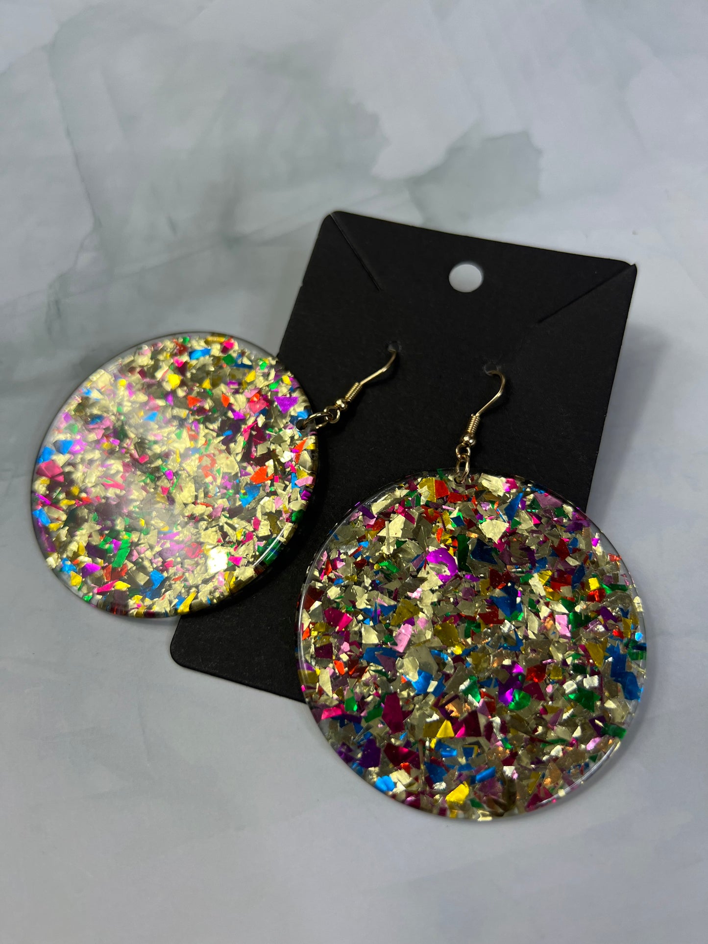 Colorful Round Earrings