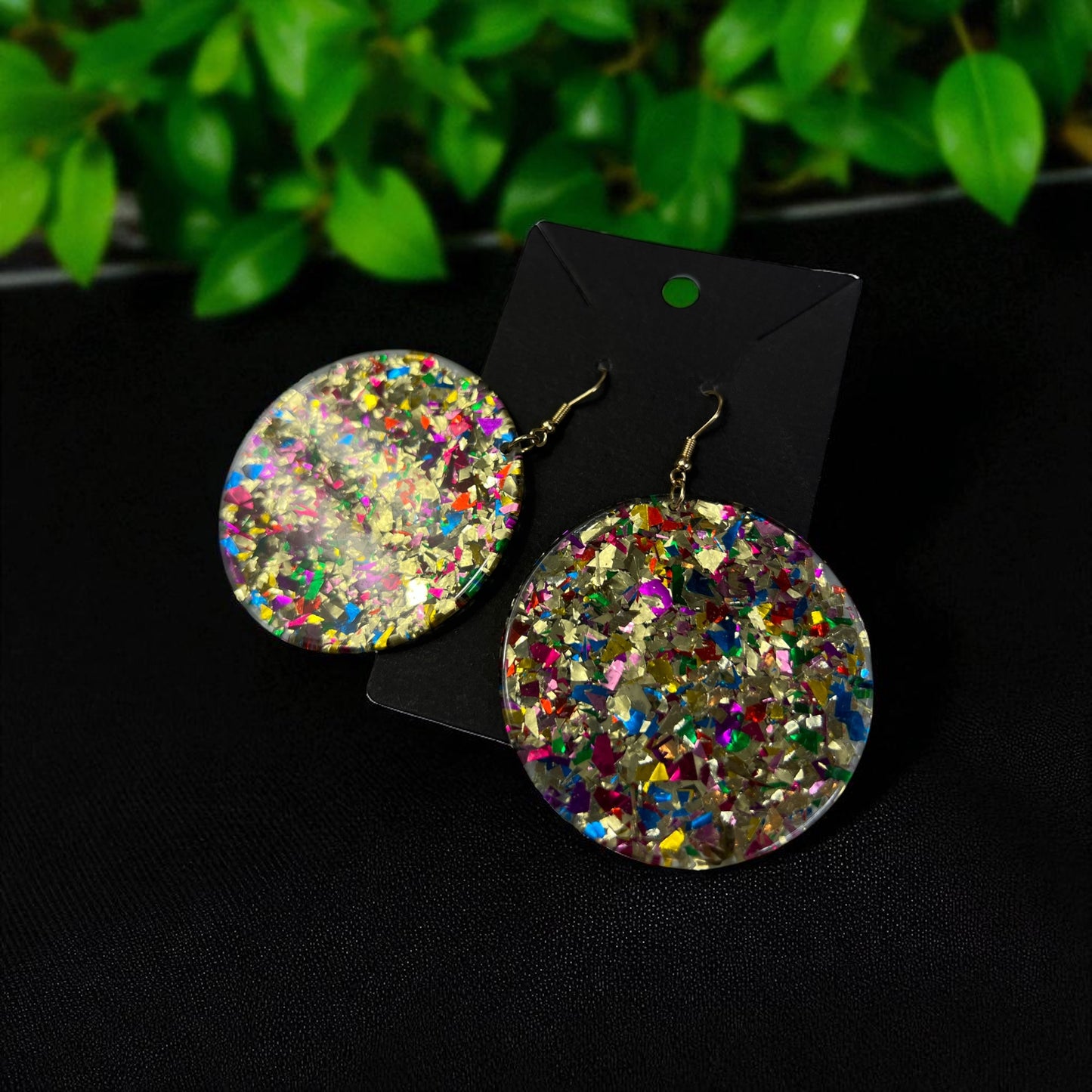 Colorful Round Earrings