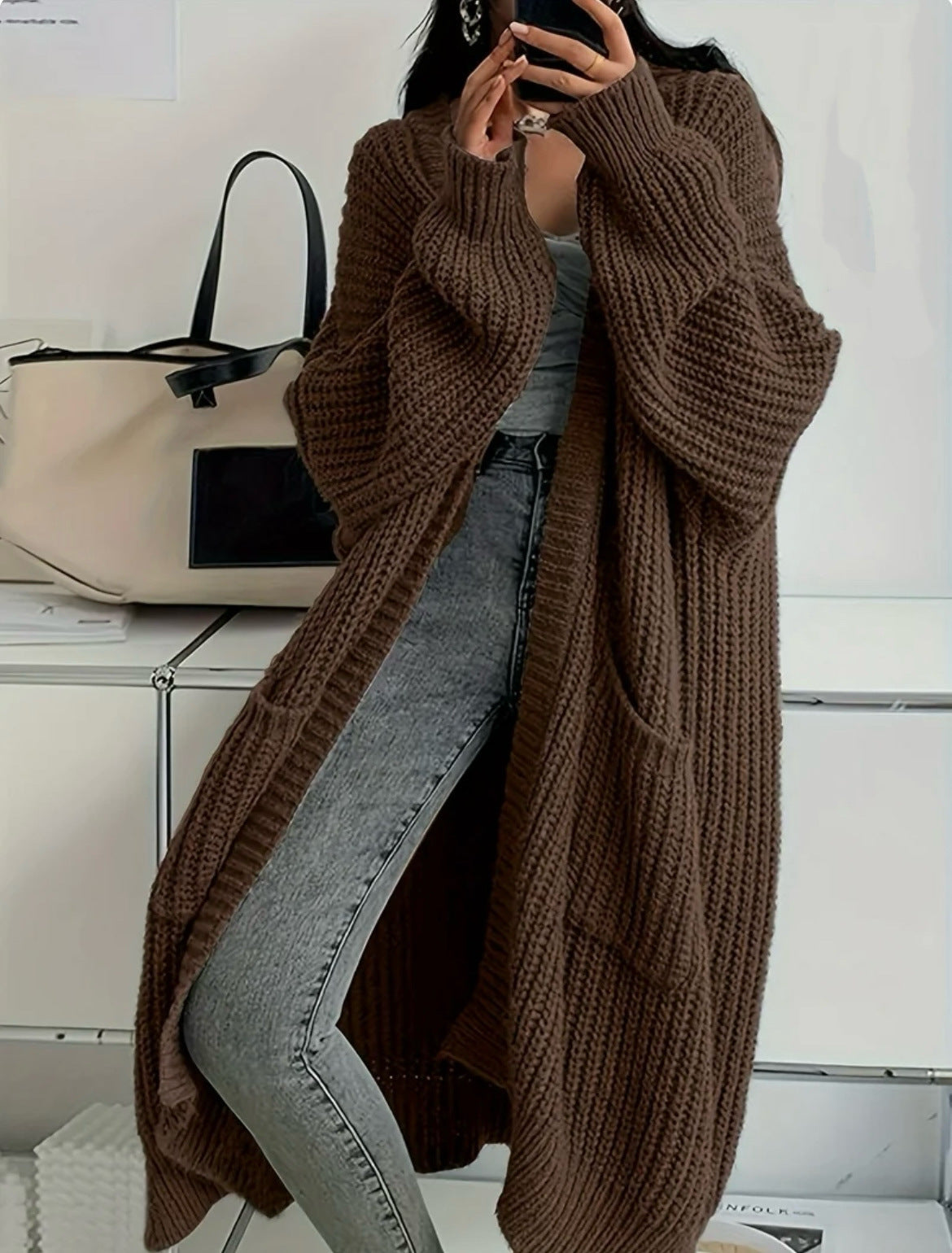 Idle Long Knitted Cardigan
