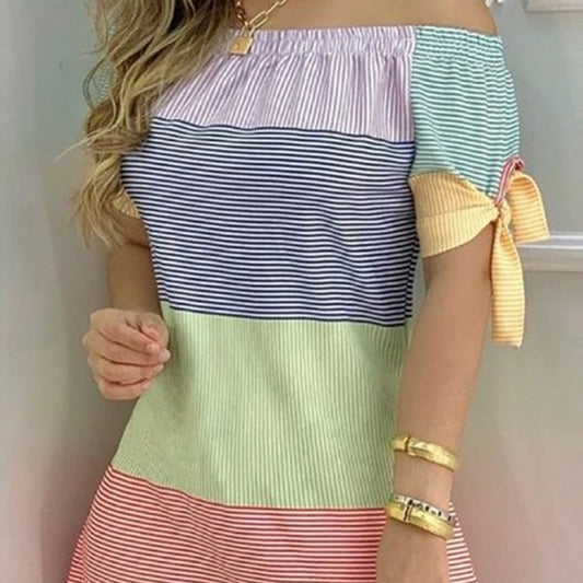 Off-Shoulder Knot Dress