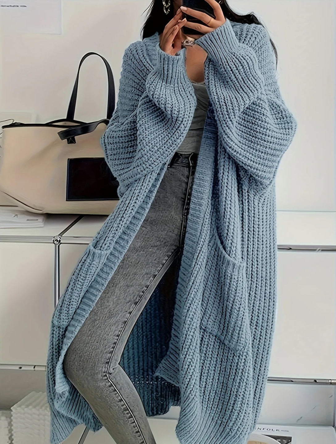 Idle Long Knitted Cardigan