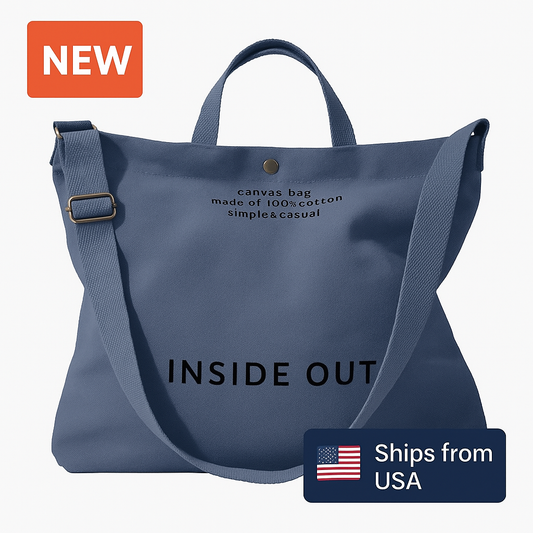 Inside Out Canvas Tote Bag