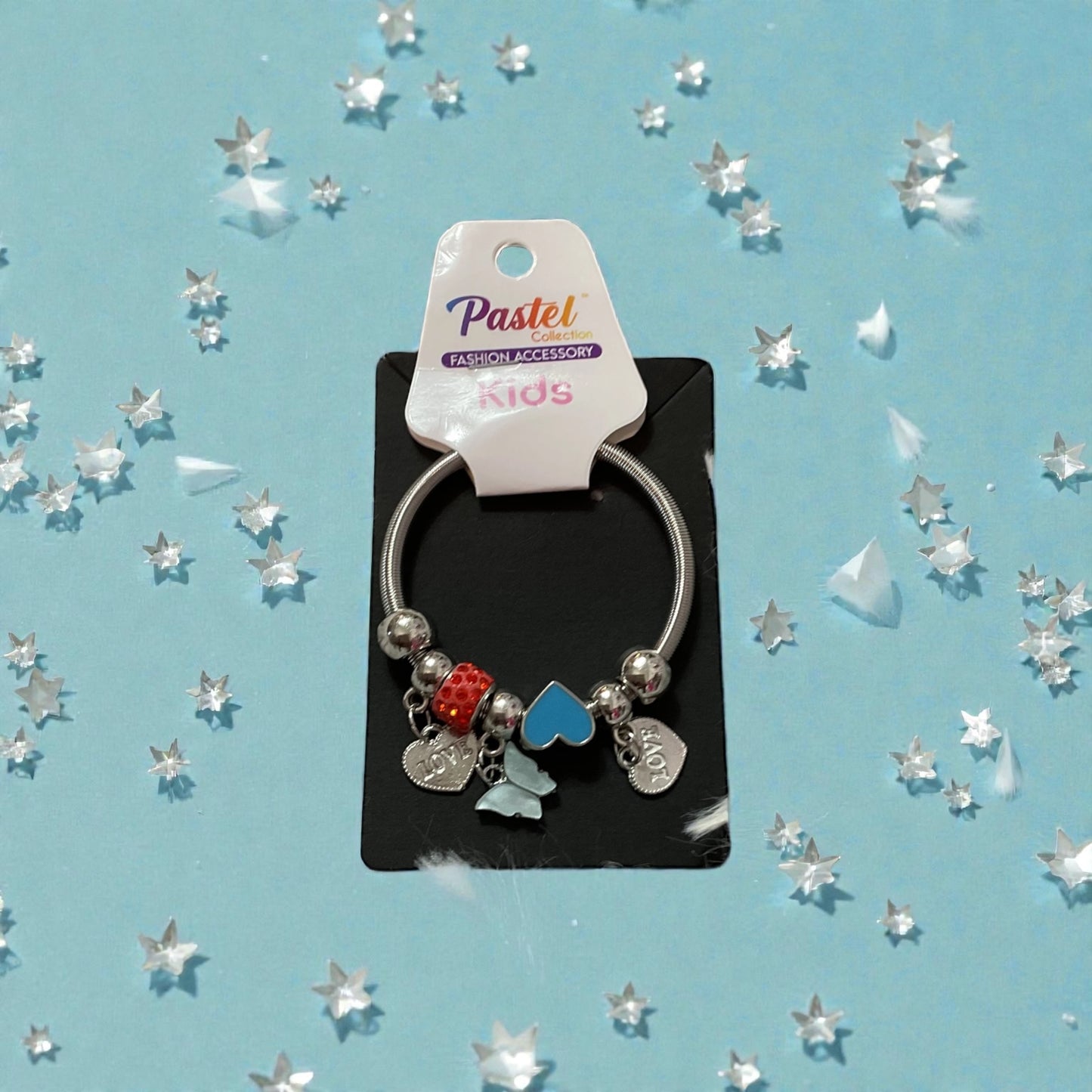 Kids Heart Charm Bracelet
