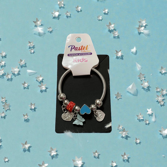 Kids Heart Charm Bracelet