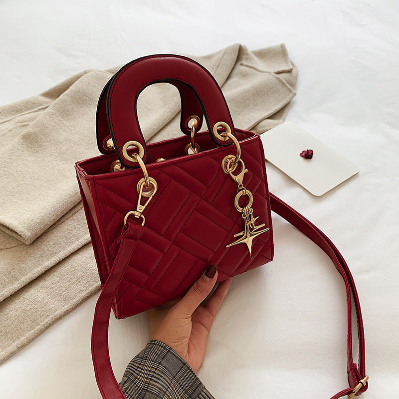 Rhombus Quilted Handbag Large & Small