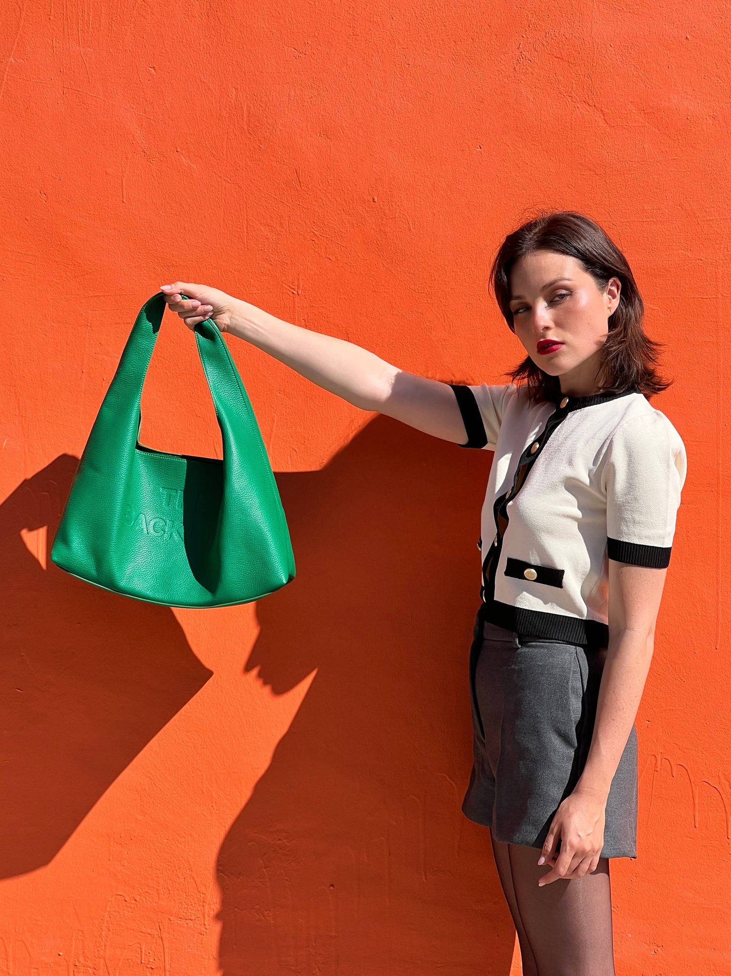 SOFIA SACK  BAG WITH INSIDE POUCH
