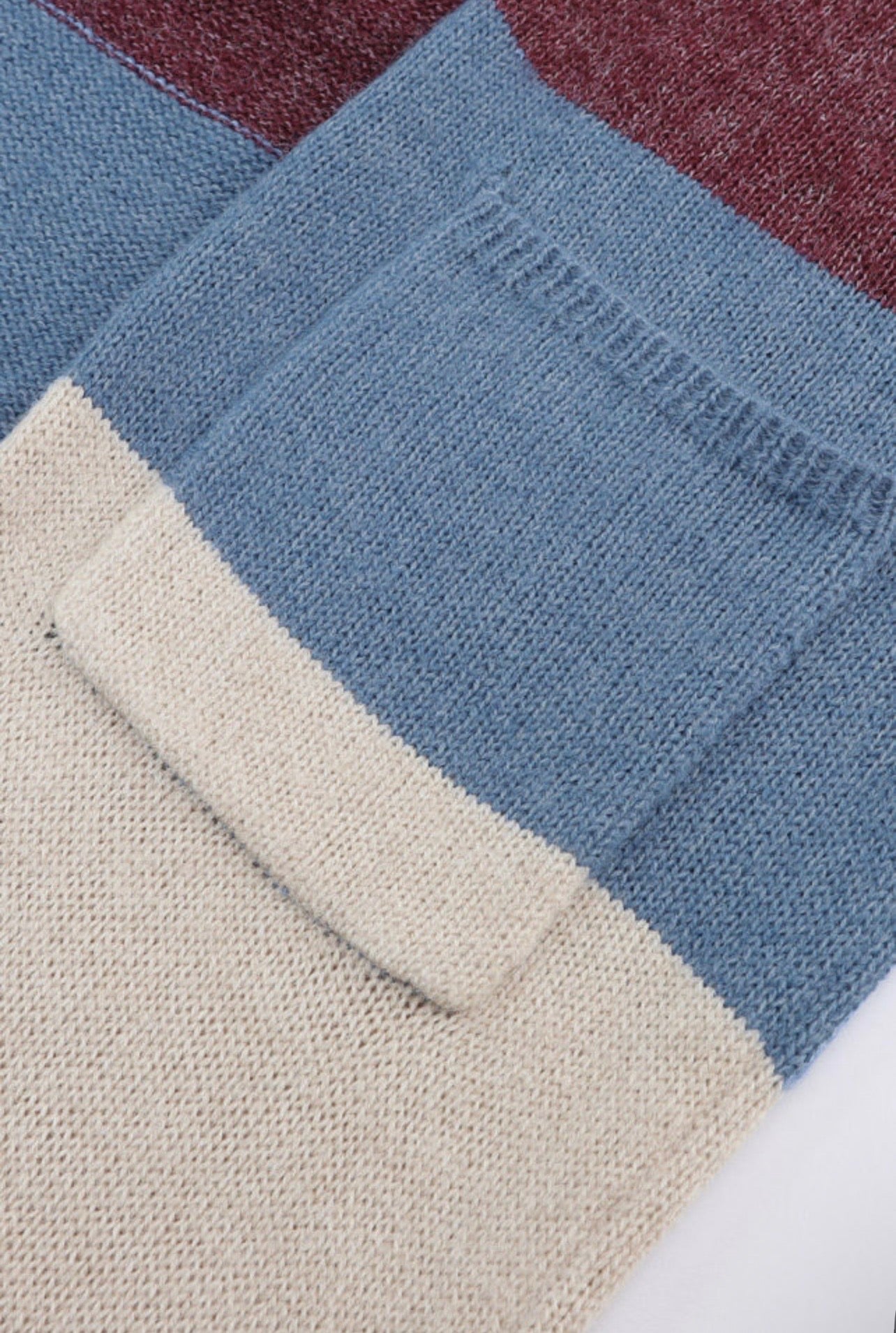 Hues Pocket Colorblock Cardigan