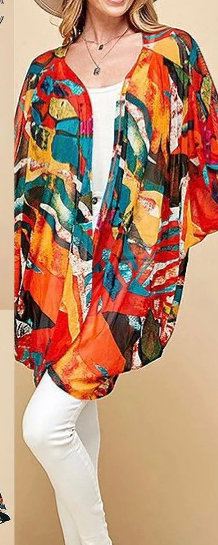 Plus Size Sheer Kamino