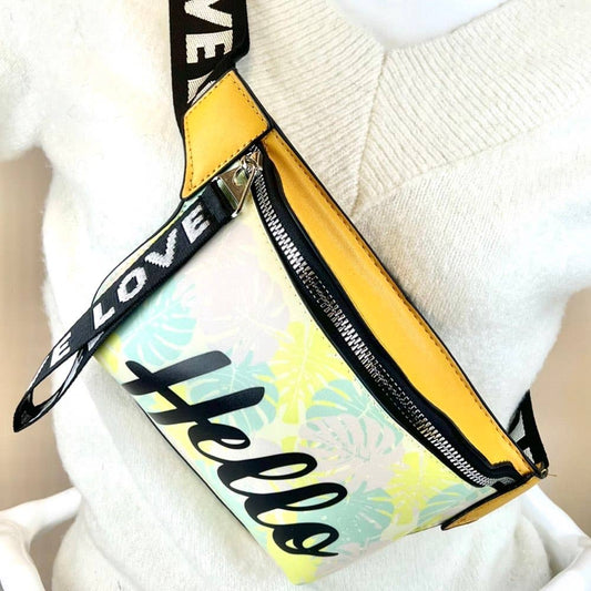 VIA FIORE - FANNY PACK BAG WAIST BAG PACK BELT POUCH - #18