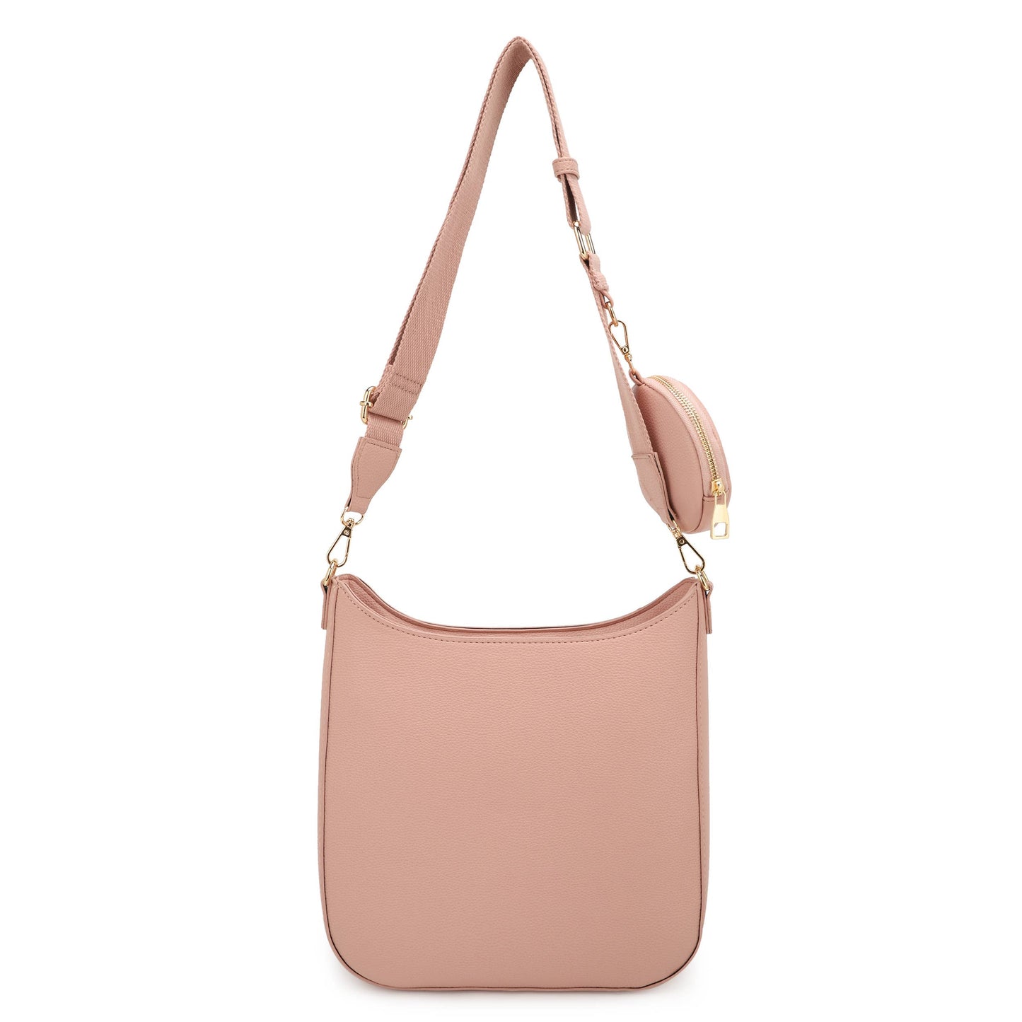 Catalina U shaped Crossbody Chevron w/Coin Pouch