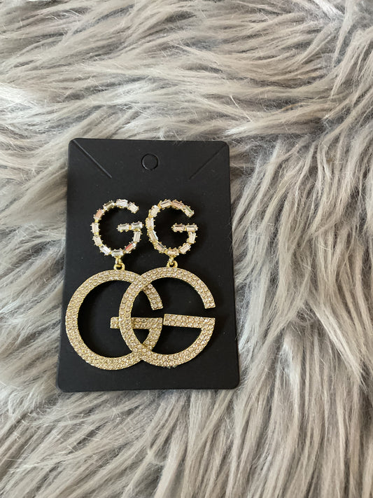 Double G Bling Earrings