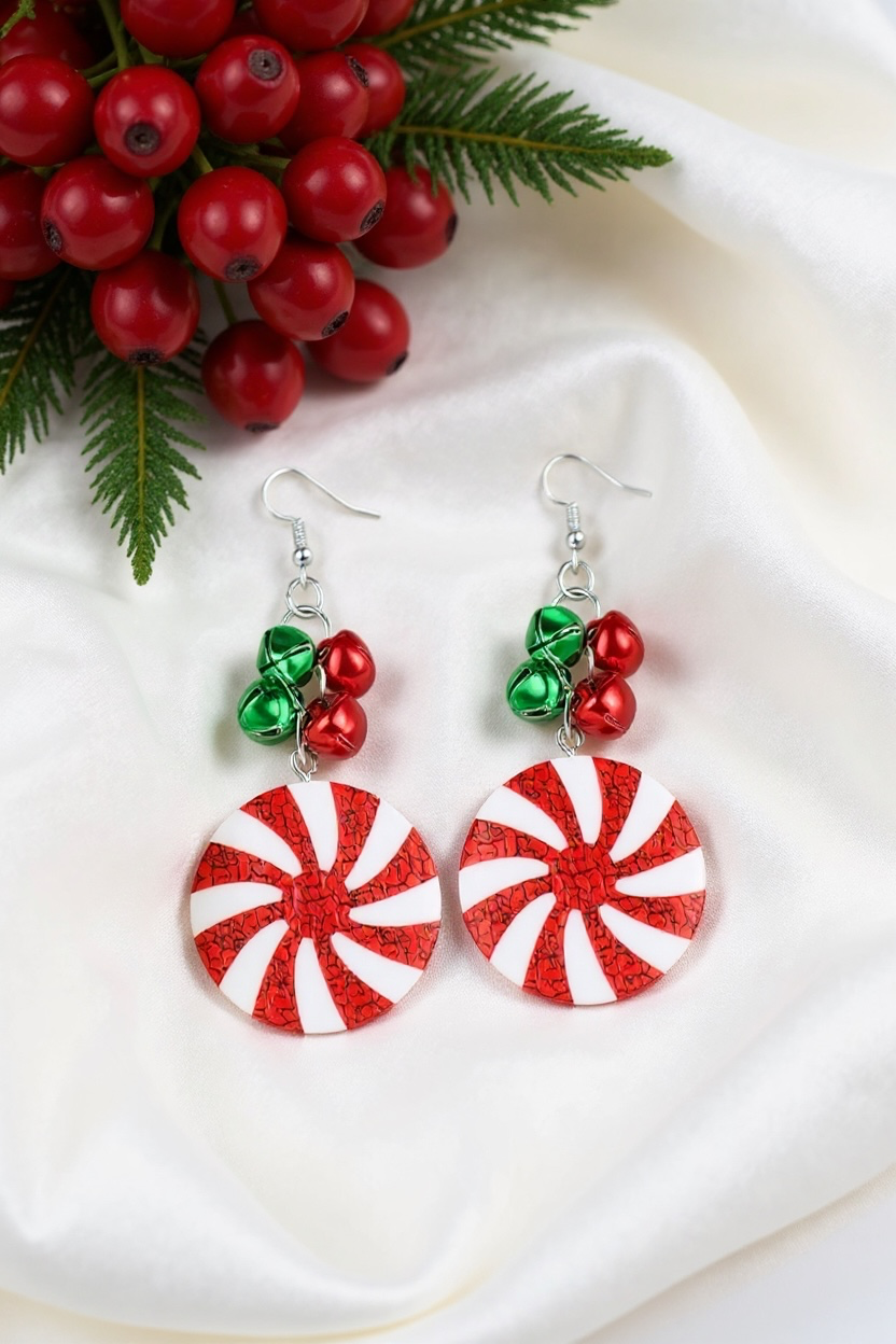 Peppermint Jingle Earrings