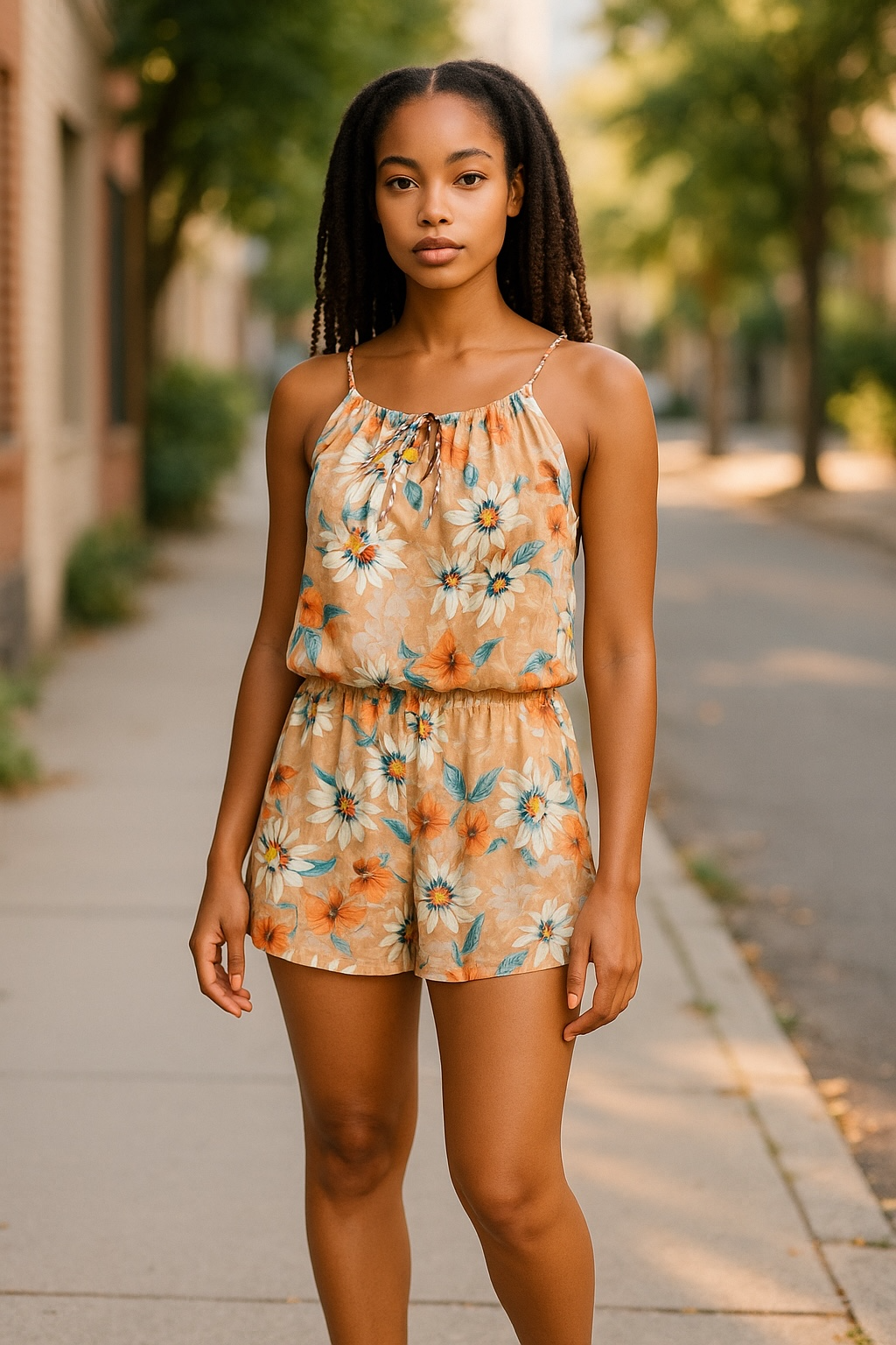 Floral Romper