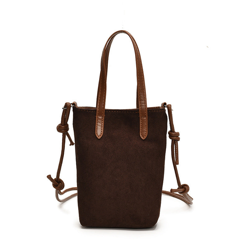 Suede Phone Crossbody Bag