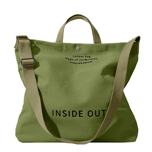 Inside Out Canvas Tote Bag