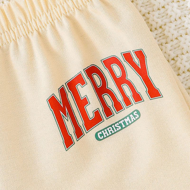 Baby 2Pcs Christmas Sweatshirt & Pants Set