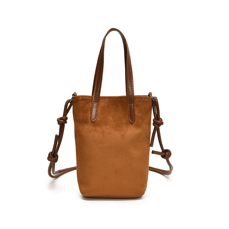 Suede Phone Crossbody Bag