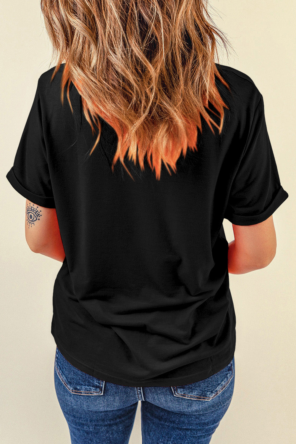 Rhinestone Football Heart Tee