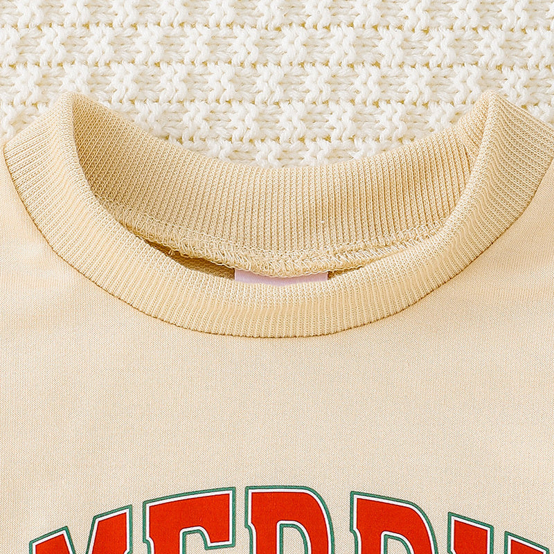 Baby 2Pcs Christmas Sweatshirt & Pants Set