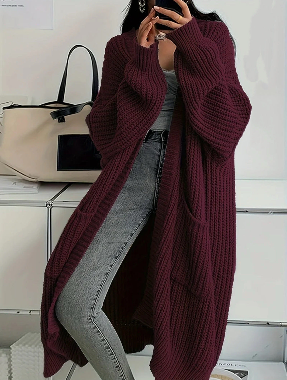 Idle Long Knitted Cardigan