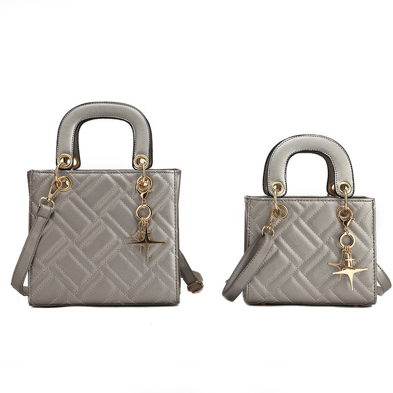 Rhombus Quilted Handbag Large & Small